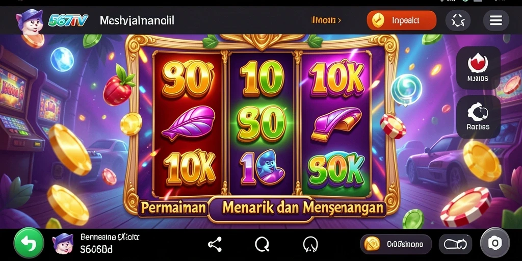 Tampilan menarik dari gameplay Slot 567TV yang seru dan memikat.