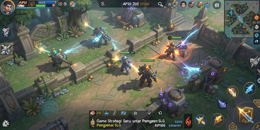 Tampilan gameplay yang mendebarkan dan penuh strategi di API66.