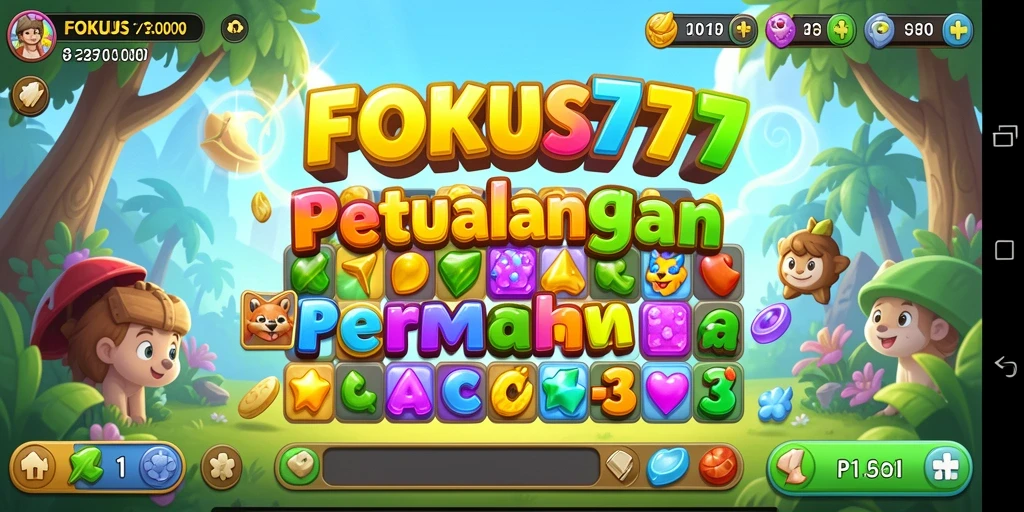 Tampilan gameplay FOKUS777 yang seru dan mengasyikkan.