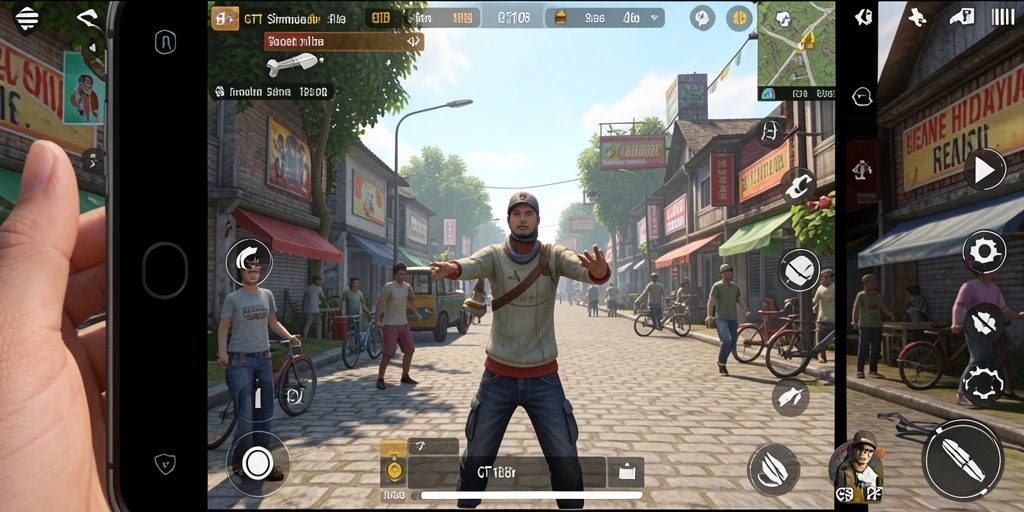 Tampilan gameplay GT108 yang menarik dengan elemen simulasi yang realistis.