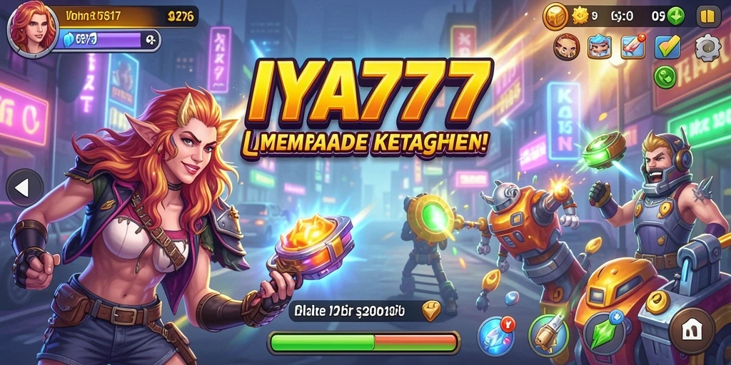 Tampilan menarik dari gameplay IYA777 yang penuh warna.