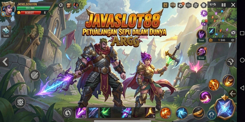 Tampilan seru gameplay ARPG di JAVASLOT88 yang menakjubkan.