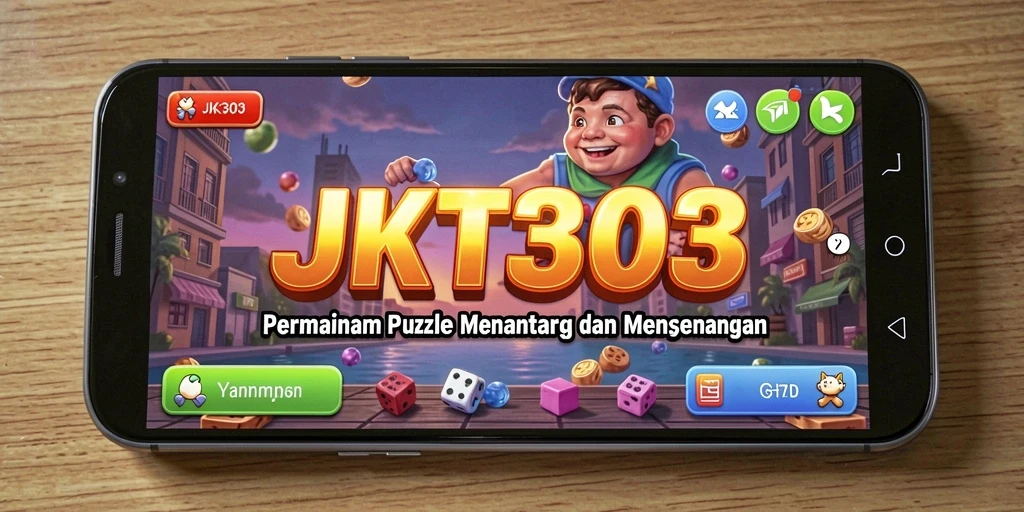 Gameplay JKT303 menampilkan tantangan Puzzle yang seru dan interaktif.