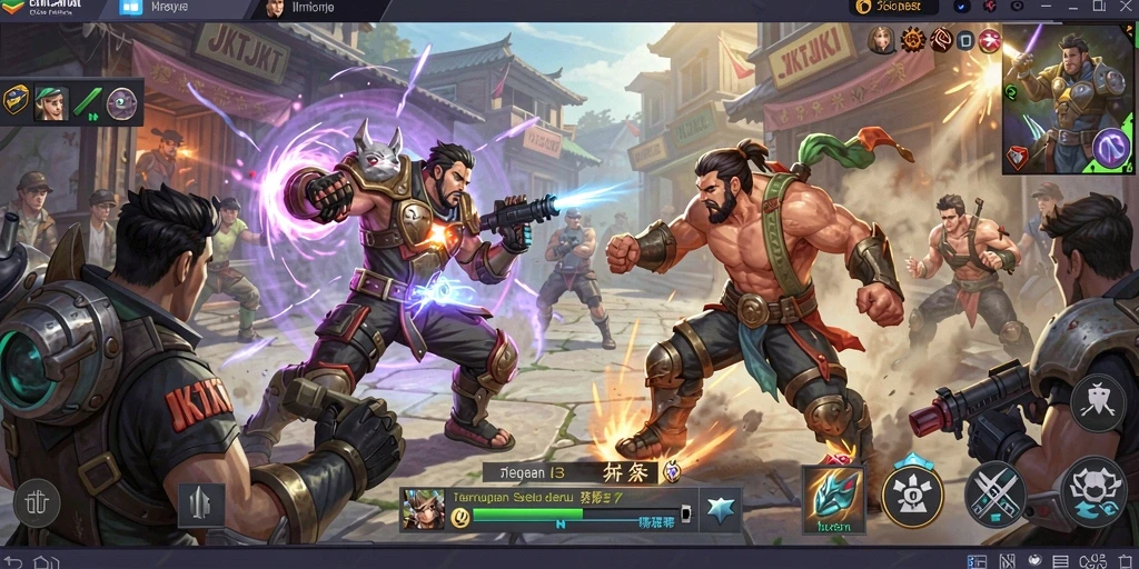 Tampilan gameplay seru dan dinamis di JKTJKT.