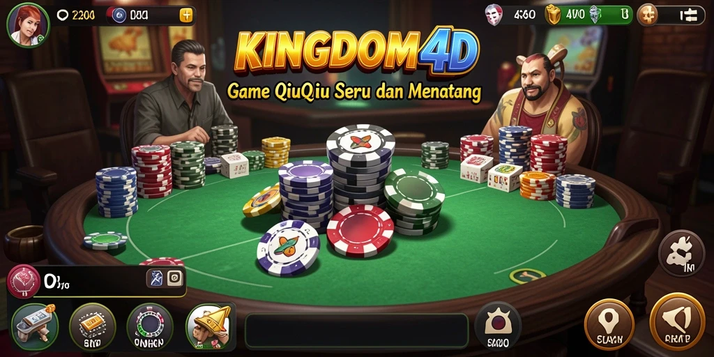 Gameplay KINGDOM4D yang seru dan penuh strategi QiuQiu.