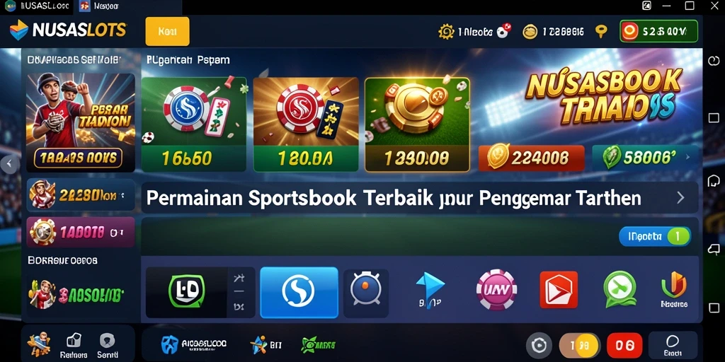 Gameplay menegangkan di NUSASLOTS dengan berbagai pilihan taruhan.