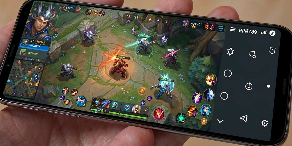 Tampikan gameplay epik di arena pertempuran RP6789.