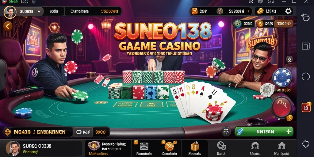Tampilan gameplay Live Casino SUNEO138 yang mengesankan.